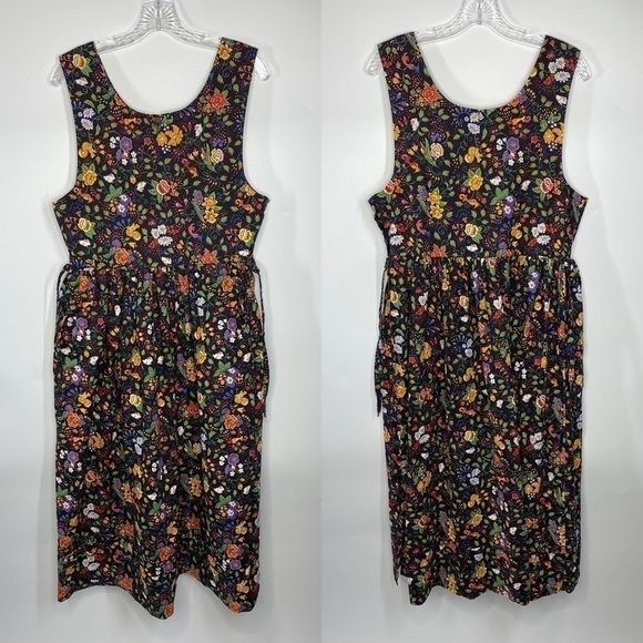 Vintage Vera Bradley Tavern On The Green Dress Small - Picture 1 of 16